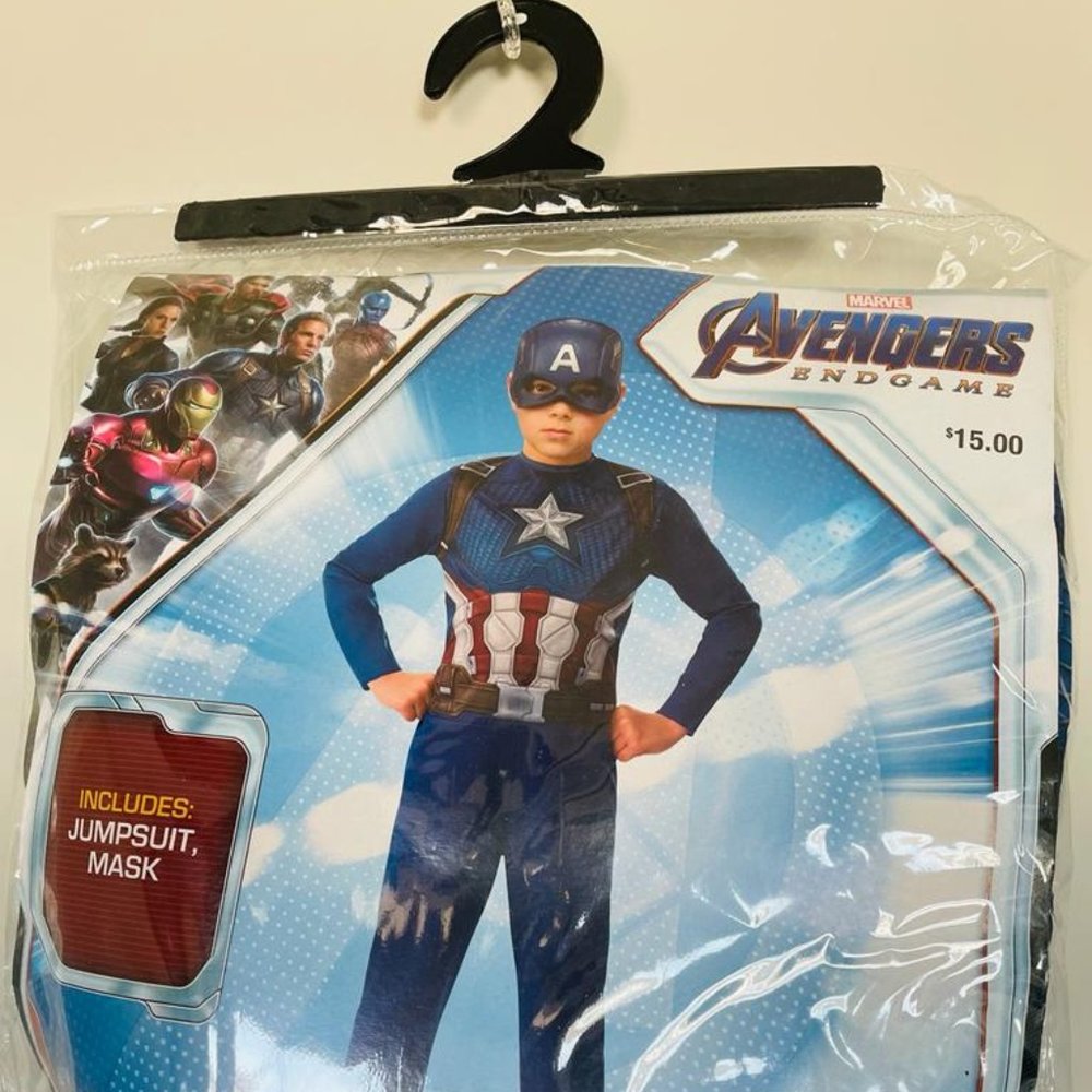 Halloween Costume CAPTAIN AMERICA BOYS SIZE 12-14, Age 8 to 10 YEARS